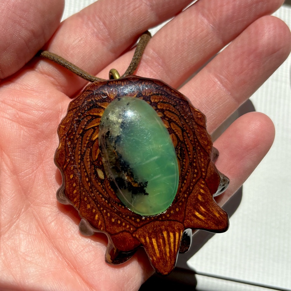 Name Brand Pinecone Necklace